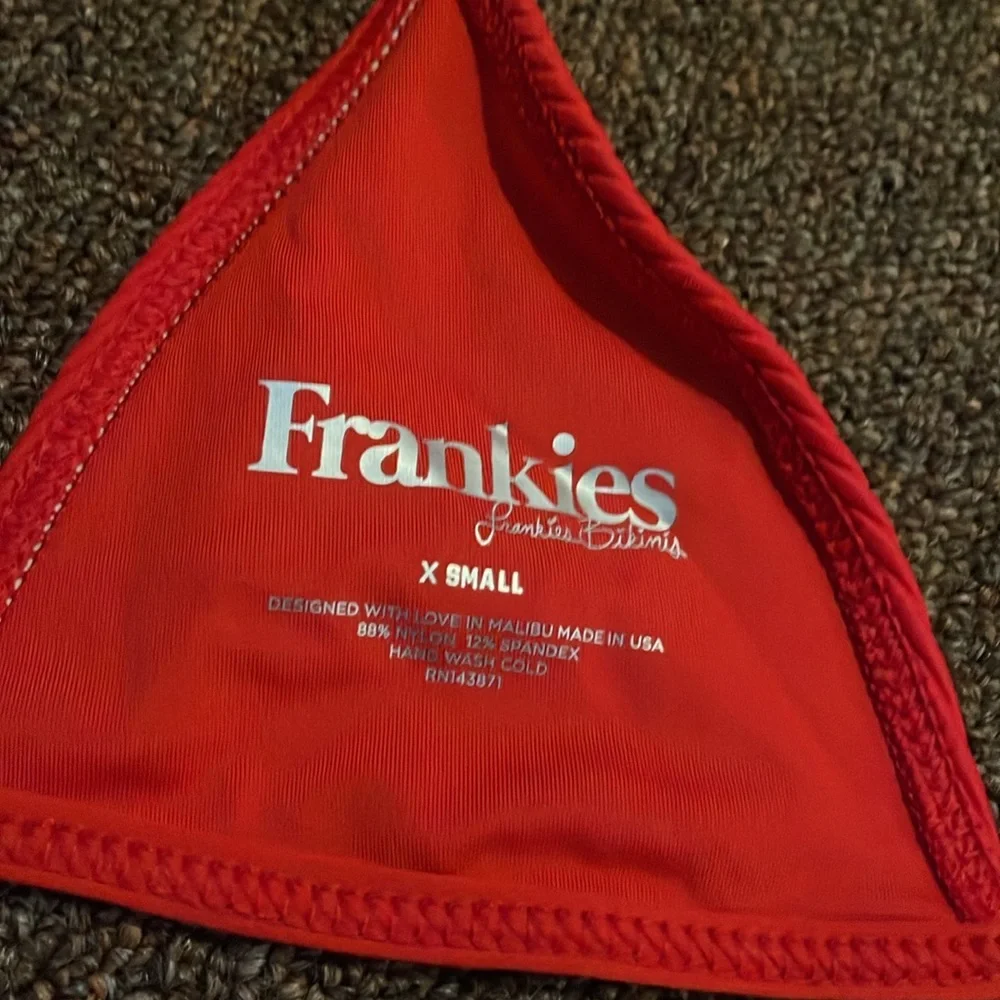 FRANKIES Bikinis Red Bikini XS